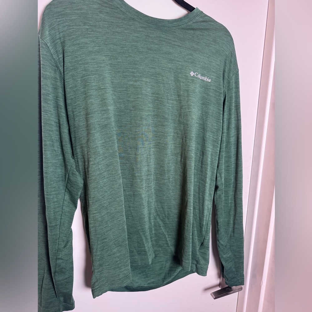 Columbia Heathered Green Sportswear Top